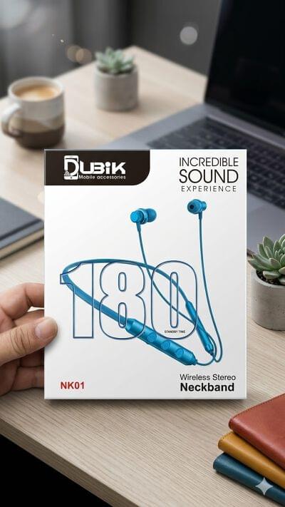 Wireless stereo neckband NK01 - wholesale neckbands for retailers India